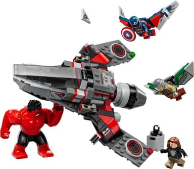 LEGO Super Heroes Captain American ja Punaisen Hulkin taistelu 76292