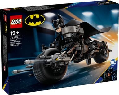 LEGO Super Heroes Rakennettava Batman-hahmo ja Batpod-pyörä 76273