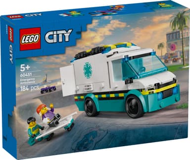 LEGO City Ambulanssi hälytysajoihin 60451