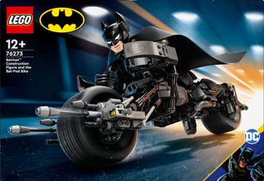 LEGO Super Heroes Rakennettava Batman-hahmo ja Batpod-pyörä 76273