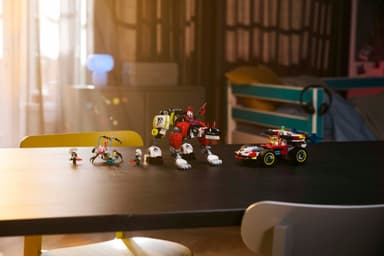 LEGO DREAMZzz Cooperin tiikerirobotti ja Zeron hot rod ‑auto 71497