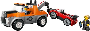 LEGO City Hinausauto ja urheiluautokorjaamo 60435
