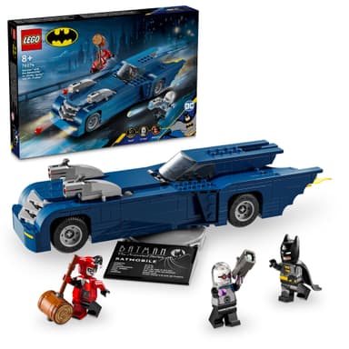 LEGO Super Heroes Batman ja Batmobile vastaan Harley Quinn ja Pakkasherra 76274