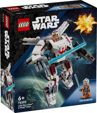 LEGO Star Wars Luke Skywalker X-Wing‑robottiasussa 75390