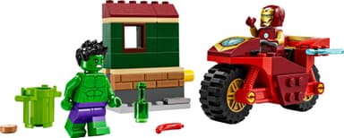LEGO Super Heroes Iron Man, moottoripyörä ja Hulk 76287
