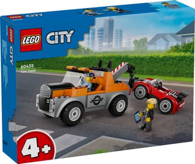 LEGO City Hinausauto ja urheiluautokorjaamo 60435