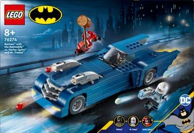 LEGO Super Heroes Batman ja Batmobile vastaan Harley Quinn ja Pakkasherra 76274