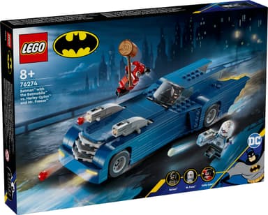 LEGO Super Heroes Batman ja Batmobile vastaan Harley Quinn ja Pakkasherra 76274