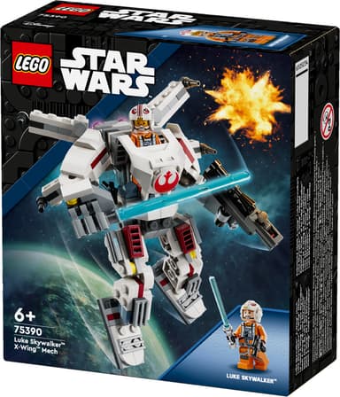 LEGO Star Wars Luke Skywalker X-Wing‑robottiasussa 75390