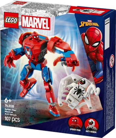 LEGO Super Heroes Spider-Man-robotti vastaan Anti-Venom 76308