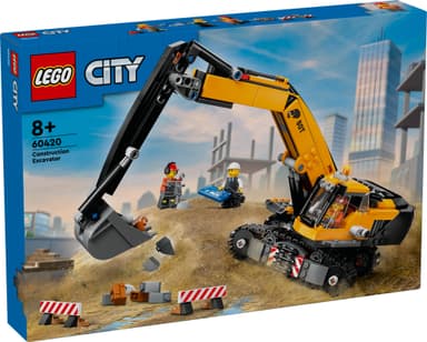 LEGO City Keltainen rakennuskaivuri 60420