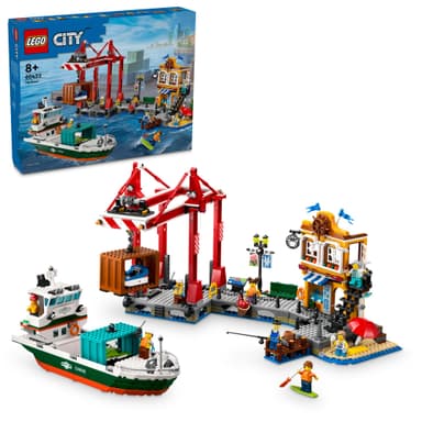 LEGO City Merisatama ja rahtilaiva 60422
