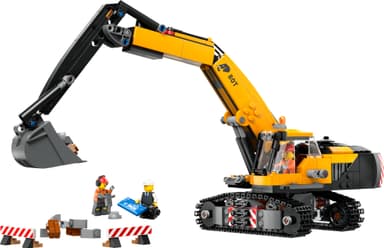 LEGO City Keltainen rakennuskaivuri 60420