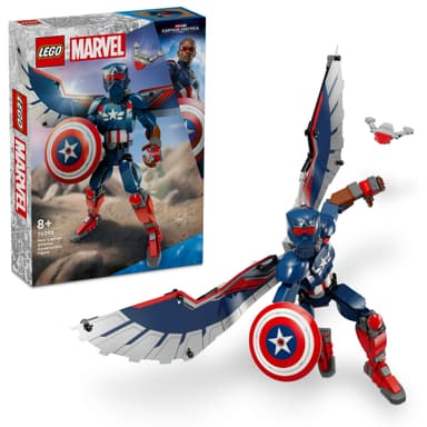 LEGO Super Heroes Uusi rakennettava Captain America ‑hahmo 76296