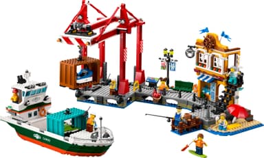 LEGO City Merisatama ja rahtilaiva 60422