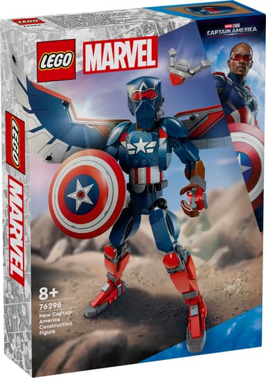 LEGO Super Heroes Uusi rakennettava Captain America ‑hahmo 76296