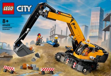 LEGO City Keltainen rakennuskaivuri 60420
