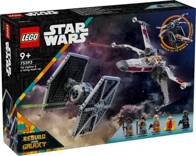 LEGO Star Wars TIE-hävittäjä ja X-Wing – yhdistelmämalli 75393