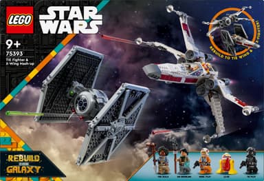 LEGO Star Wars TIE-hävittäjä ja X-Wing – yhdistelmämalli 75393