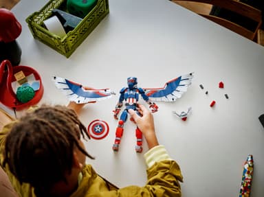 LEGO Super Heroes Uusi rakennettava Captain America ‑hahmo 76296