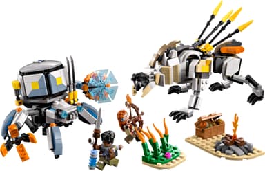 LEGO Horizon Aloy ja Varl vastaan Kilpikipittäjä ja Sahahammas 77037