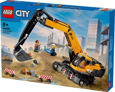LEGO City Keltainen rakennuskaivuri 60420