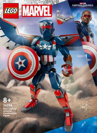 LEGO Super Heroes Uusi rakennettava Captain America ‑hahmo 76296