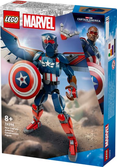 LEGO Super Heroes Uusi rakennettava Captain America ‑hahmo 76296