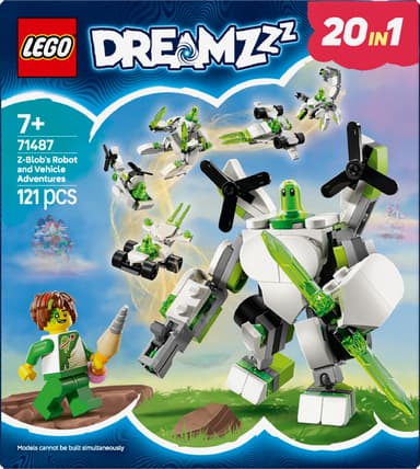 LEGO DREAMZzz Z-Blobin robotti‑ ja ajoneuvoseikkailut 71487