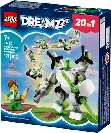 LEGO DREAMZzz Z-Blobin robotti‑ ja ajoneuvoseikkailut 71487