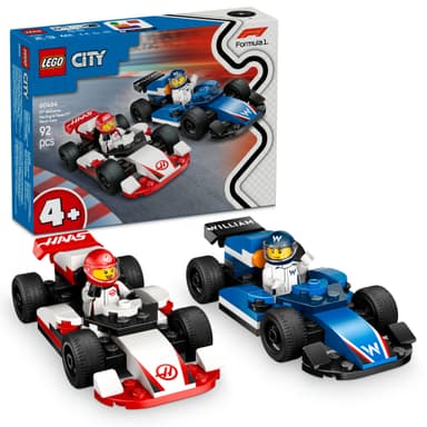 LEGO City F1-kilpa-autot Williams Racing ja Haas F1 60464