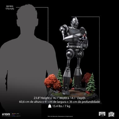 Iron Studios The Iron Giant toimintafiguuri (Giant & Hogarth Hughes)