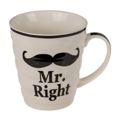 Posliinimuki - Mr Right & Mrs Always Right