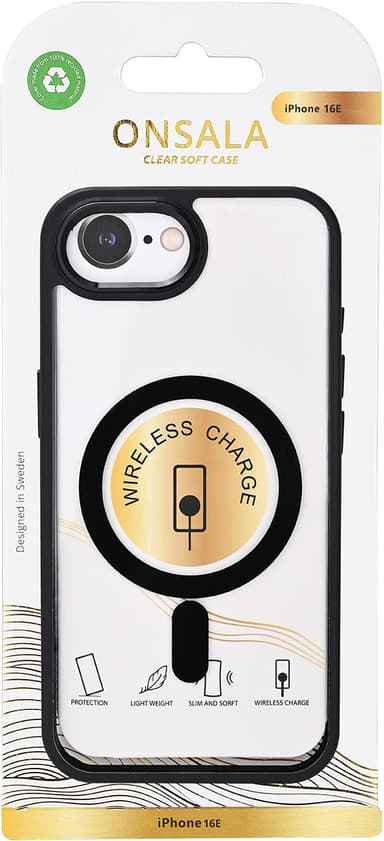 Onsala iPhone 16E Bumper suojakuori (kirkas)