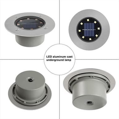 6 kpl Spotlight ulkovalaistus aurinkokennoilla