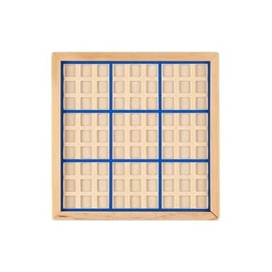 Puinen sudoku, jossa on 90 numerolaattaa ja pelikirja