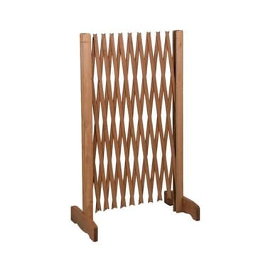 Puinen kokoontaitettava koira-aita 90x30-117cm