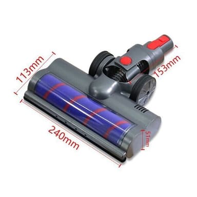 Lattiasuulake pehmeällä harjalla Dyson V7 V8 V10 V11