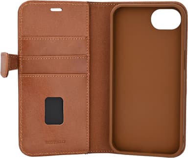 Buffalo iPhone 16E 2in1 lompakkokotelo (ruskea)