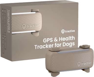 Tractive Dog 6 GPS paikannin koirille (ruskea)