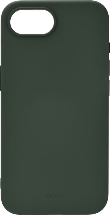 Onsala iPhone 16E Silicone suojakuori (oliivi)