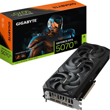 Gigabyte GeForce RTX 5070 Ti Windforce OC näytönohjain