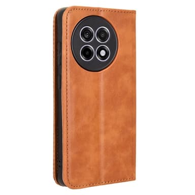 SKALO OnePlus 13R Embossed Premium Lompakkokotelo - Ruskea