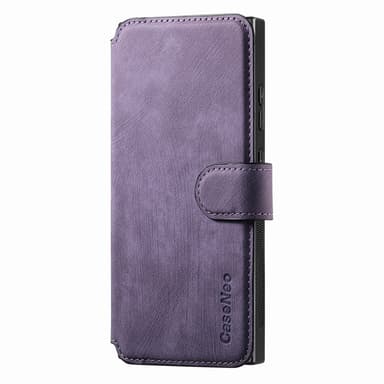 SKALO Samsung S25 Ultra CASENEO MW-03 Lompakkokotelo - Violetti