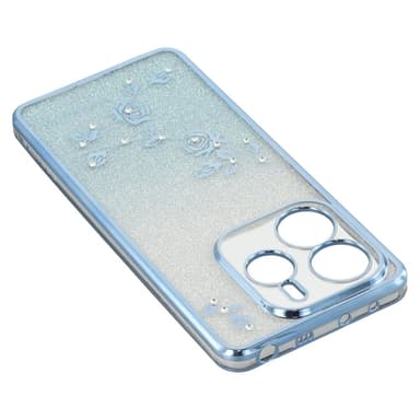 SKALO Xiaomi Redmi Note 14 4G KADEM Glitter Suojakuori - Sininen