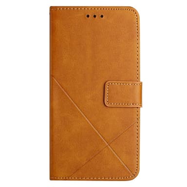 SKALO Xiaomi Redmi Note 14 5G PU-Nahka Lompakkokotelo - Vaaleanruskea