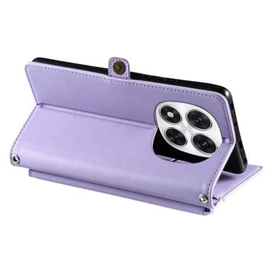 SKALO Xiaomi Redmi Note 14 Pro 5G PU-Nahkakuori Lompakkokotelo - Violetti