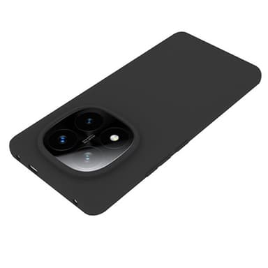 SKALO Xiaomi Redmi Note 14 Pro+ 5G Mattamusta Ultrahohut TPU Suojakuori - Musta