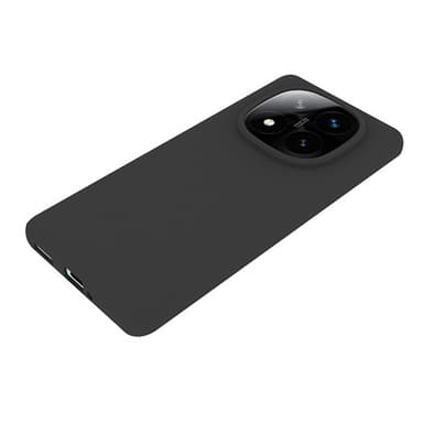 SKALO Xiaomi Redmi Note 14 Pro+ 5G Mattamusta Ultrahohut TPU Suojakuori - Musta
