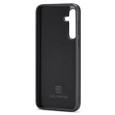 DG MING Samsung S25 Premium PU-nahka Hybrid Suojakuori - Tummanruskea